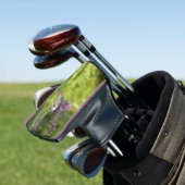 Monarchvlinder op paarse vlinderstruik golfheadcover (Insitu)