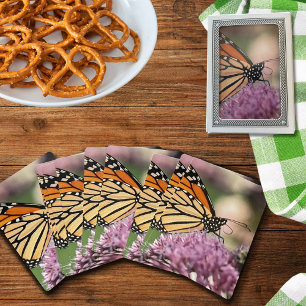 Monarchvlinder op Wilde Bloem Speelkaarten