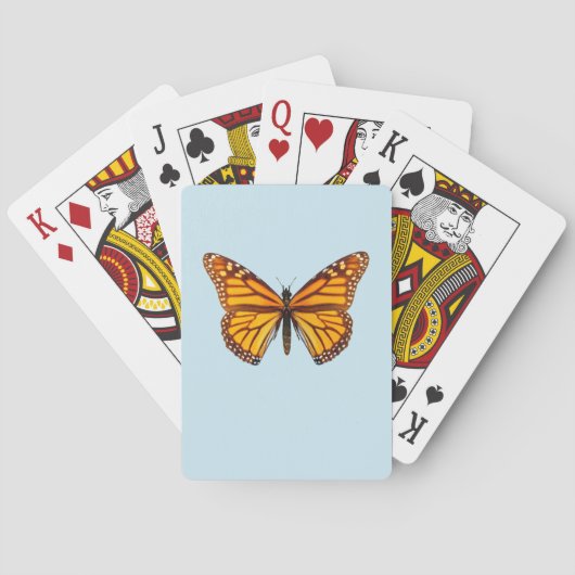 Monarchvlinder Pokerkaarten (Achterkant)