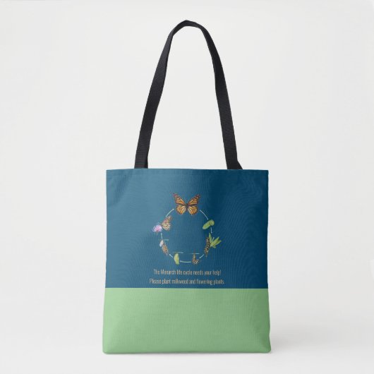 Monarchvlinder Tote Bag (Voorkant)