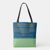 Monarchvlinder Tote Bag (Achterkant)