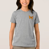 Monarchvlinder Tri-Blend Shirt (Voorkant)