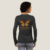 Monarchvlinder Tri-Blend Shirt (Achterkant)