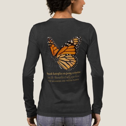 Monarchvlinder Tri-Blend Shirt (Achterkant)