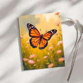 Monarchvlinder Tuin Aquarel Bloemkaart