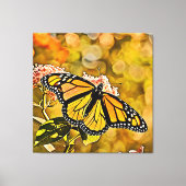Monarchvlinder Tuinkunst Canvas Afdruk (Voorkant)