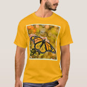 Monarchvlinder Tuinkunst T-shirt (Voorkant)
