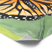 monarchvlinder | Waterverf schilderen Poster (Hoek)