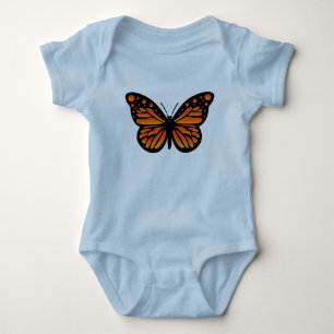 Monarchvlinderontwerp - Baby Jersey Bodysuit