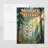 Monarchvlinderreservaat Mexico Briefkaart (Voorkant / Achterkant)