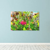 Monarchvlinders 36 x 24 opgespannen canvasprint canvas afdruk (Insitu (Houten vloer))