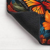 Monarchvlinders en prachtige wilde bloemen muismat (Hoek)