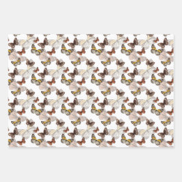 Monarchvlinders inpakpapier