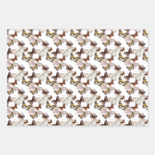 Monarchvlinders inpakpapier (Voorkant 3)