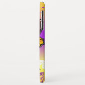 Monarchvlinders op paarse achtergrond Case-Mate iPhone case (Achterkant/links)