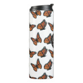 Monarchvlinders Thermische Tumbler Thermosbeker (Gedraaid links)