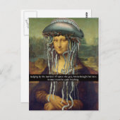 "Mona's nieuwe Bonnet" Briefkaart (Voorkant / Achterkant)