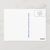 "Mona's nieuwe Bonnet" Briefkaart (Achterkant)