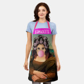 Mona's Spa-dag All-Over Print Schort (Gedragen)