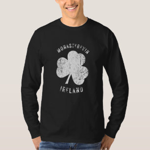 Monasterevin Ierland Vintage Klaver Versleten L T-shirt