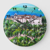 Monasterio de San Miguel Painting by Alfred Fox Grote Klok (Voorkant)