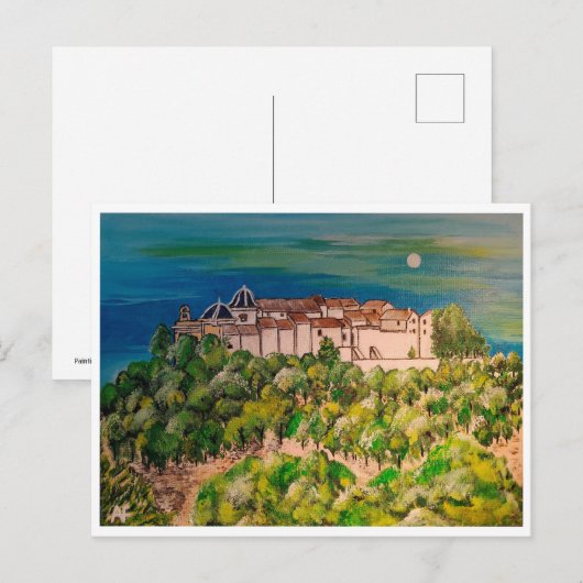 Monasterio de San Miguel schilderij van Alfred Fox Briefkaart (Voorkant / Achterkant)