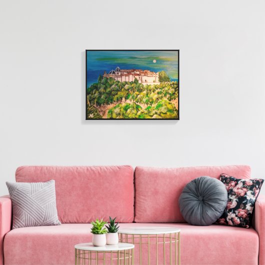 Monasterio de San Miguel schilderij van Alfred Fox Canvas Afdruk (Insitu (Woonkamer))