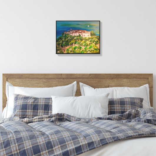 Monasterio de San Miguel schilderij van Alfred Fox Canvas Afdruk (Insitu (Slaapkamer))