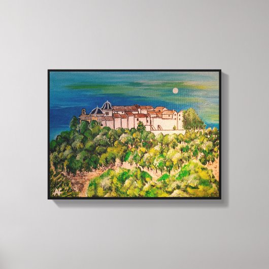 Monasterio de San Miguel schilderij van Alfred Fox Canvas Afdruk (Voorkant)