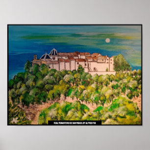 Monasterio de San Miguel schilderij van Alfred Fox Poster