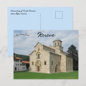 Monastery of Visoki Decani Near Peja Kosovo Briefkaart (Voorkant / Achterkant)