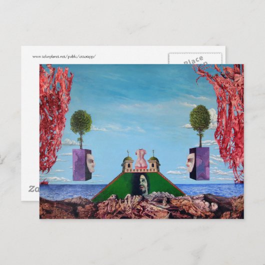 MONASTIC RETREAT VAN BOGOMIL BRIEFKAART (Voorkant / Achterkant)