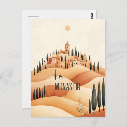 Monastir Tunesië Reizen Briefkaart (Voorkant / Achterkant)