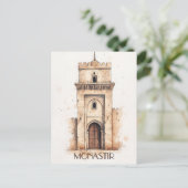Monastir Tunusia Reizen Briefkaart (Staand voorkant)