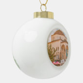 Monastiraki Square, Athens Griekenland Keramische Bal Ornament (Links)