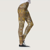 Monat bloemenpatroon Leggings (Rechts)