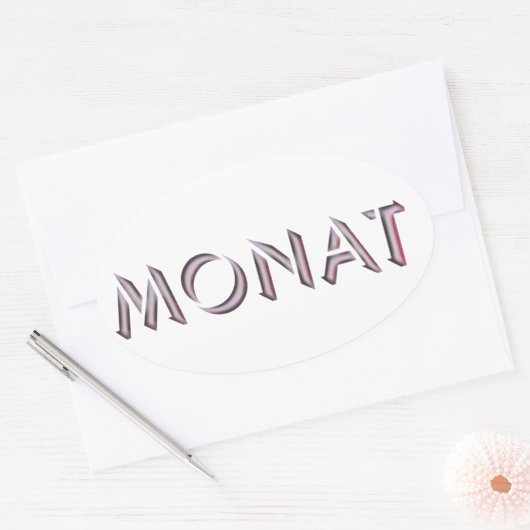 Monat sticker (Envelop)