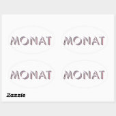 Monat sticker (Vel)