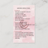 Monatspoelinstructies Visitekaartje (Achterkant)