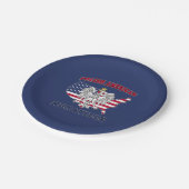 Monaville Texas Pools Amerikaans Papieren Bordje (Gekanteld)