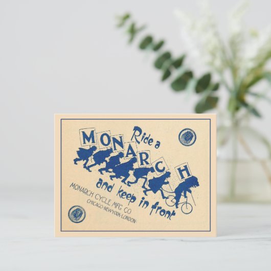  Monboogcyclus, adverteren Briefkaart (Staand voorkant)