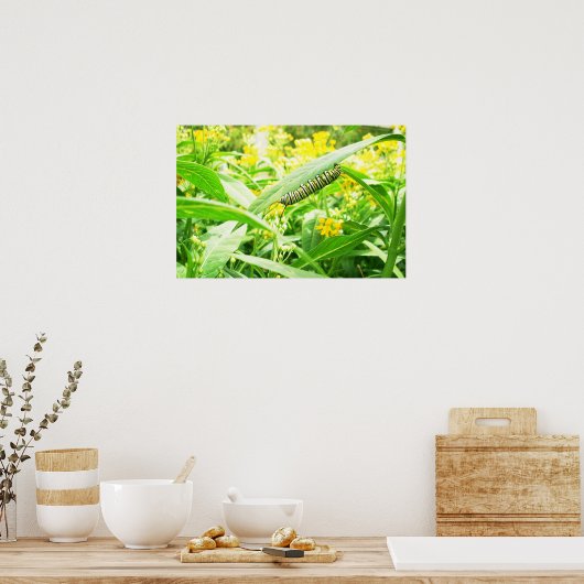 Monboogkeuken- en klauwzeervoeding op molenroos poster (Keuken)