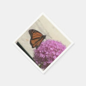 Monboogvlieg- en uienbloemluiers servet (Hoek)