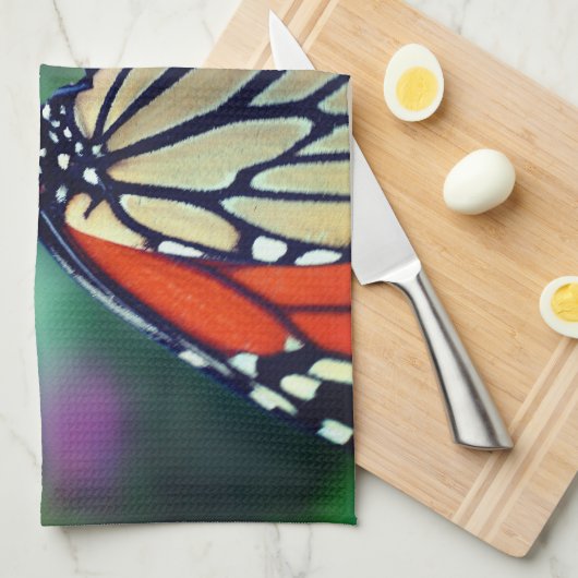 Monboogvlinder aan de slag theedoek (Quarter Fold)