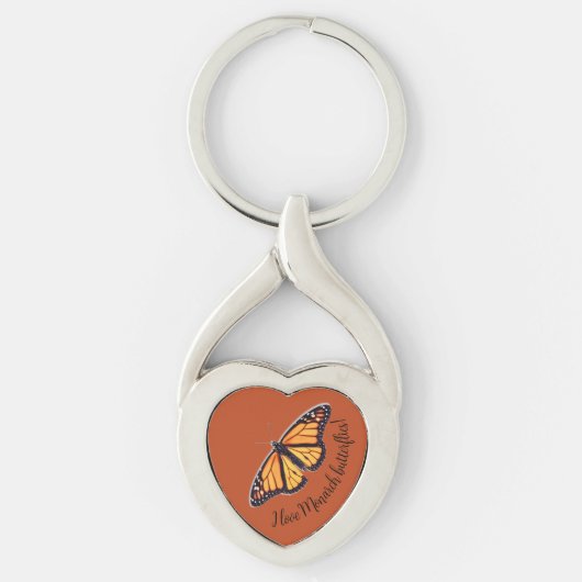 Monboogvlinder aanpassen sleutelhanger (Voorkant)