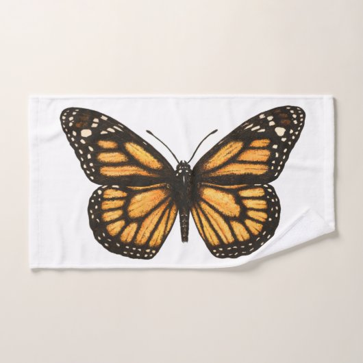 Monboogvlinder Bad Handdoek (Handdoek)