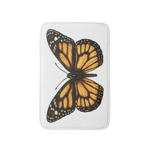 Monboogvlinder Badmat (Voorkant Verticaal)