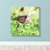 Monboogvlinder Canvas Afdruk (Insitu (Houten vloer))