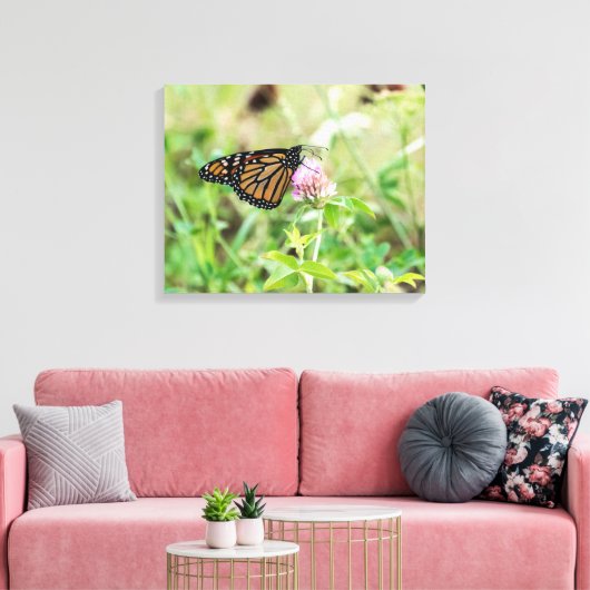 Monboogvlinder Canvas Afdruk (Insitu (Woonkamer))