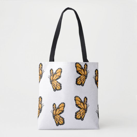 Monboogvlinder-canvas tas (Voorkant)